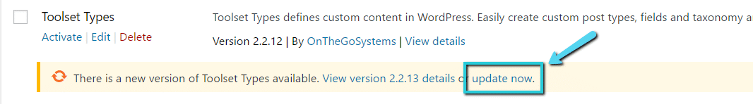 WordPress-Plugin „Jetzt aktualisieren