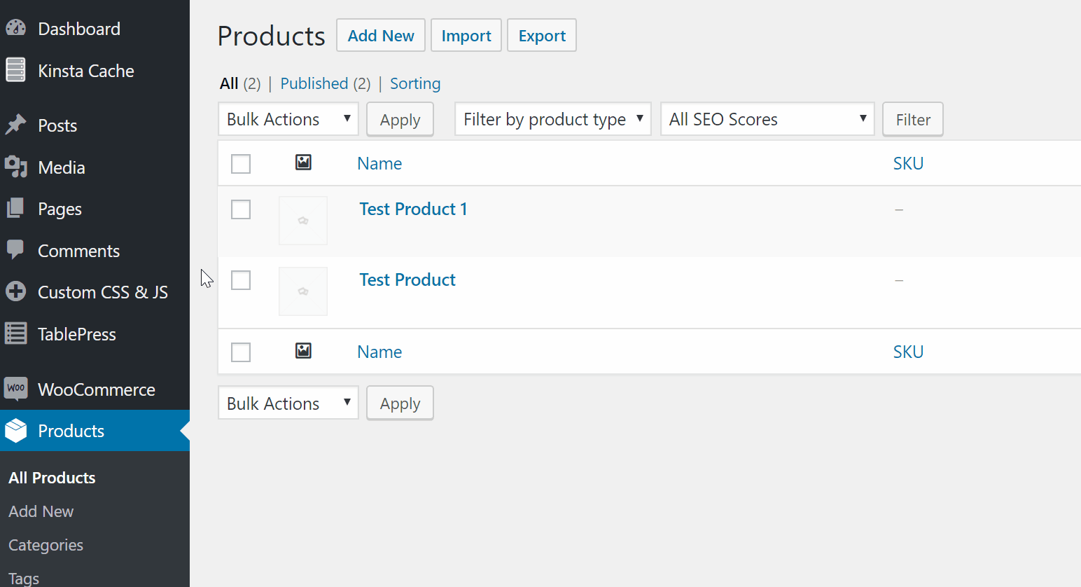 WooCommerce Produkte sortieren