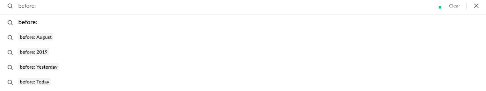 Slack-Suchparameter 