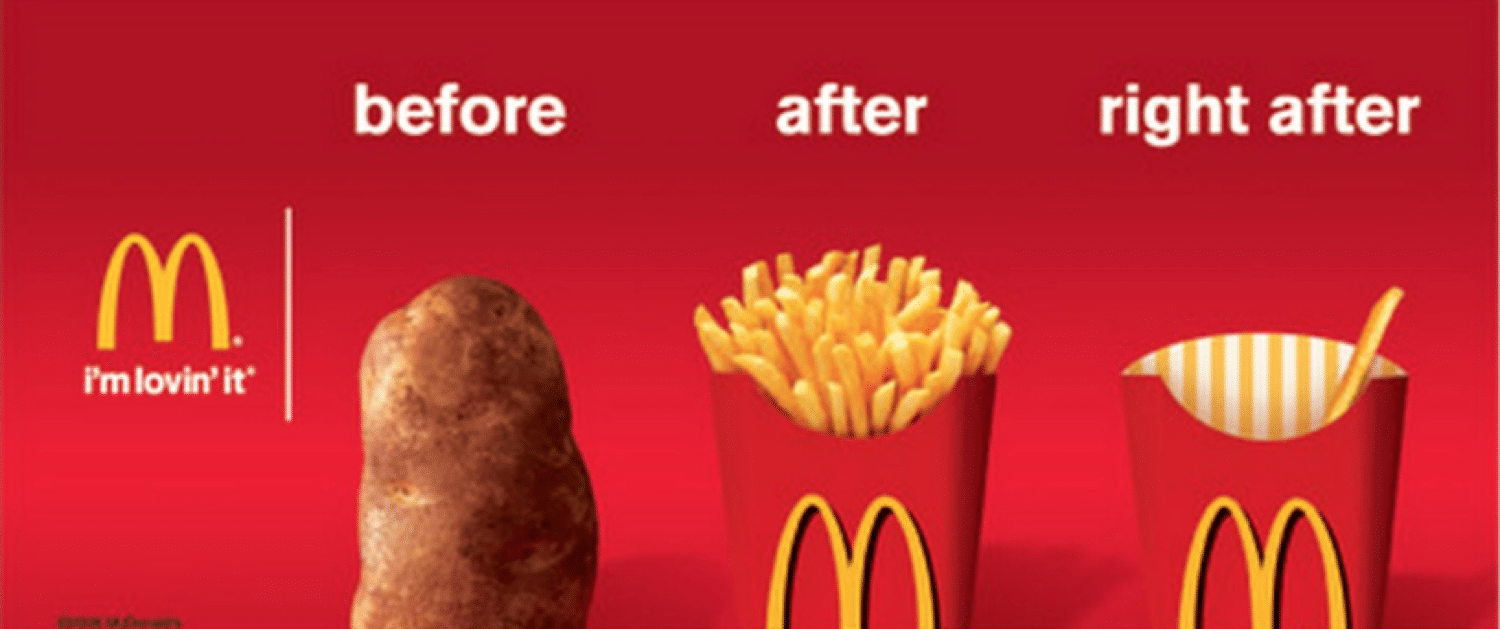 McDonald's Bannerwerbung Beispiel