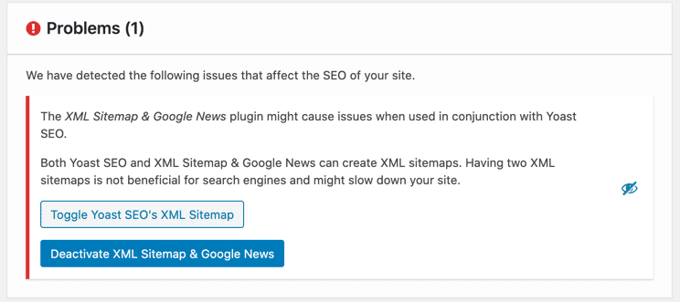 XML-Sitemap & Google News im Konflikt mit dem Yoast-Plugin