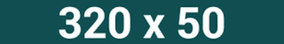 320 x 50 Bannerwerbung Beispiel