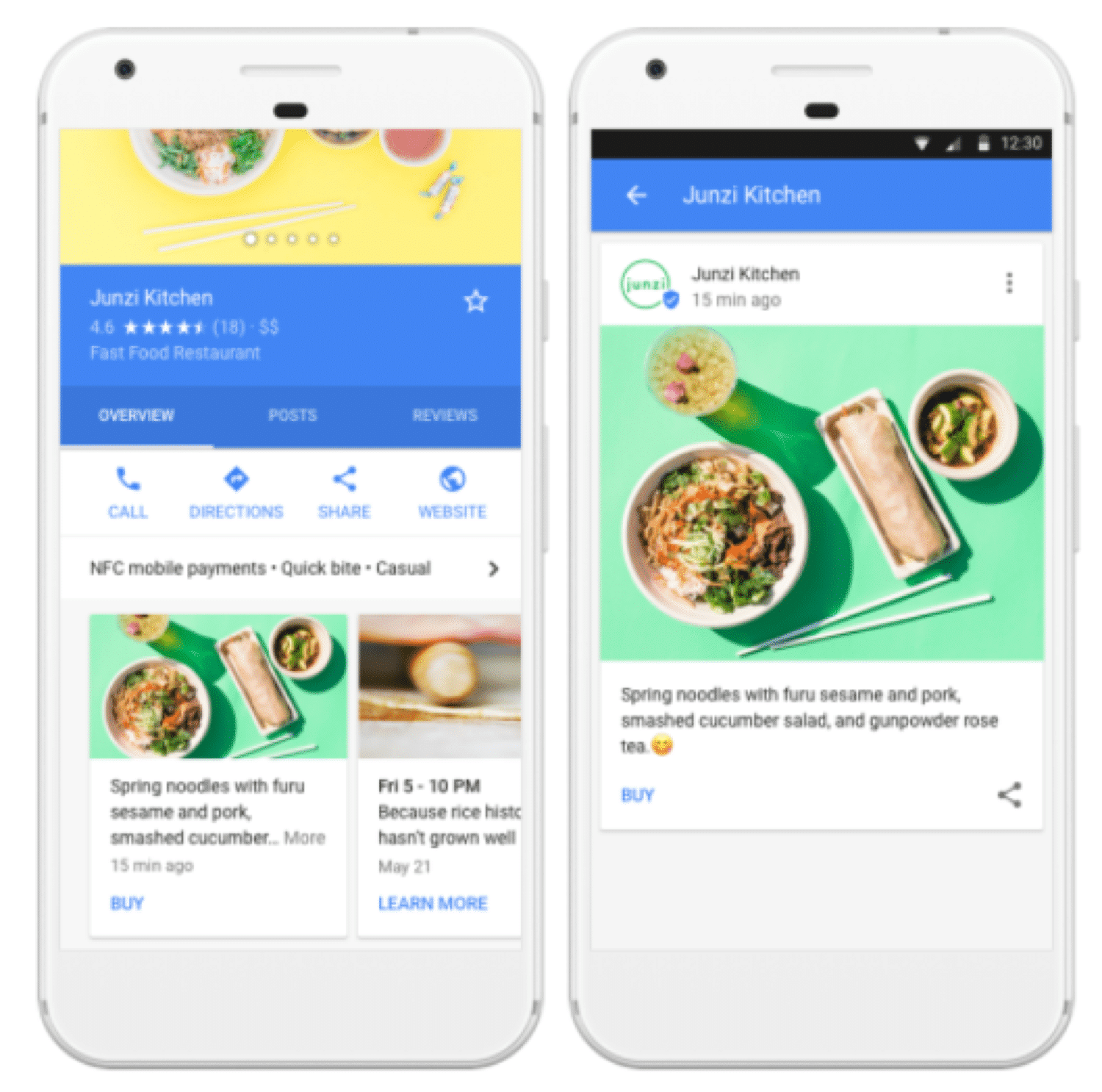 Du kannst Google Posts benutzen, um zu zeigen, was du kannst