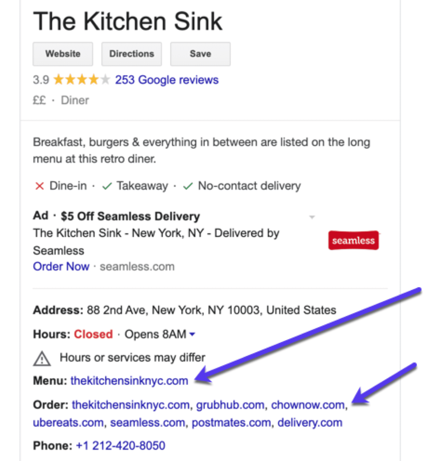 Ein Restaurant führen? Füge Links zu deiner Speisekarte hinzu + Online-Bestellungen auf GMB