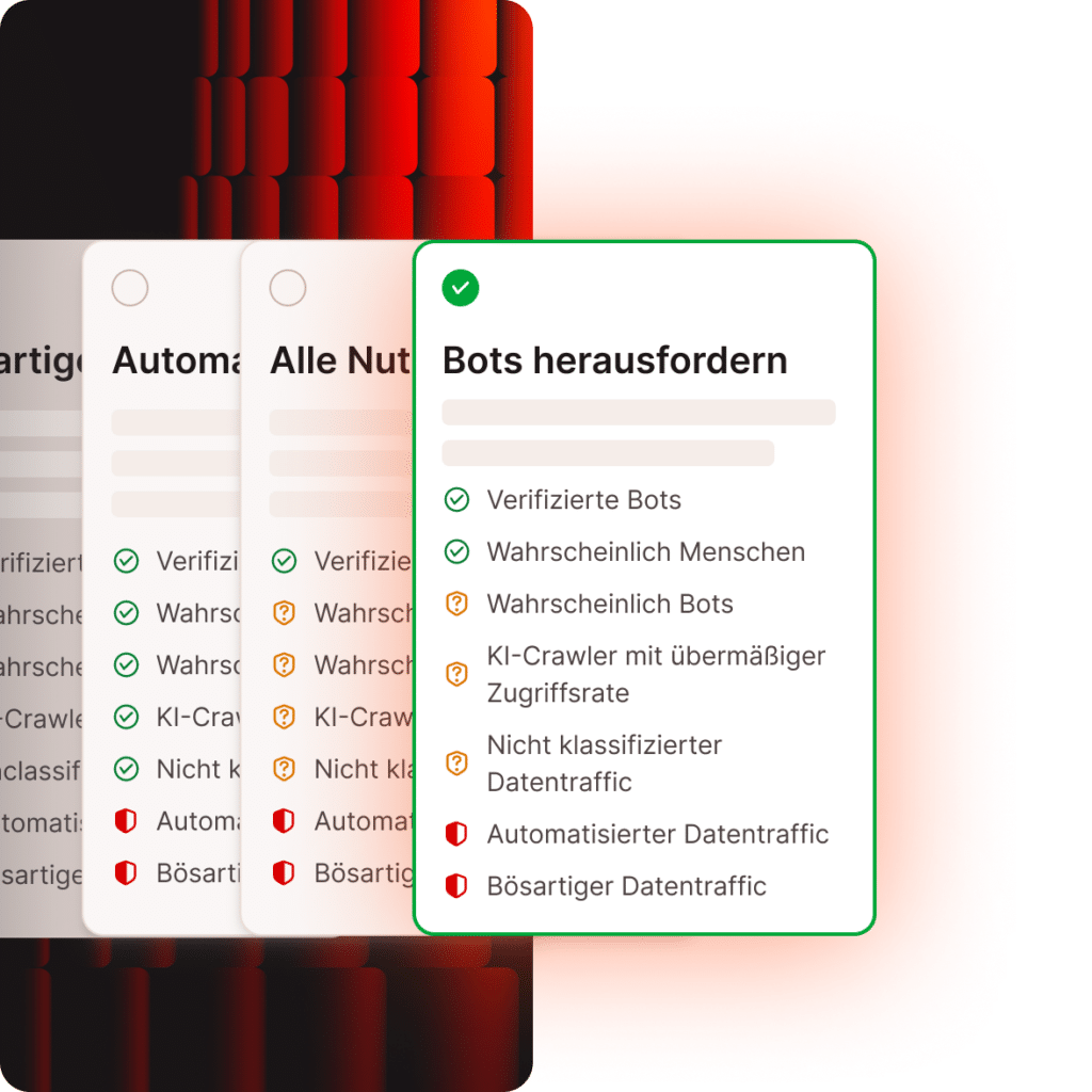 Einstellungen für den Bot-Schutz von Kinsta