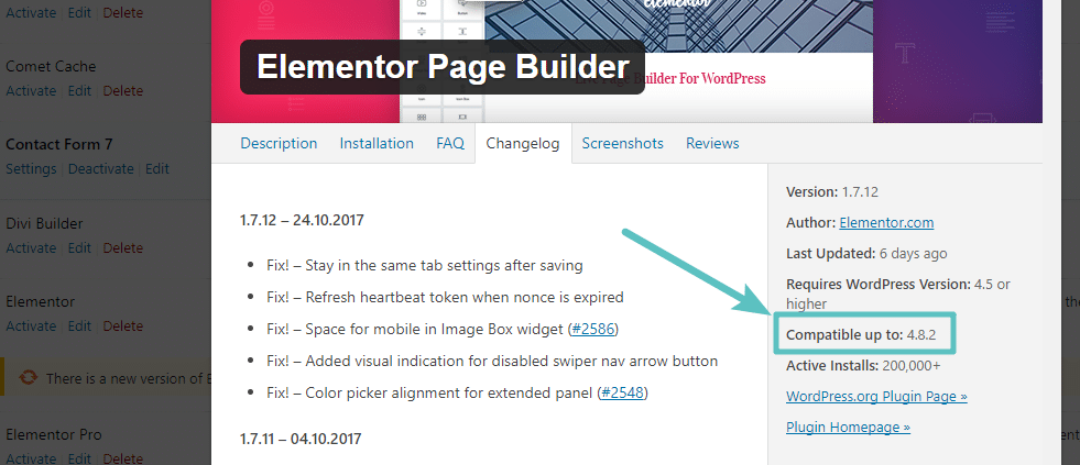 Compatibilidad de plugin de WordPress