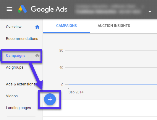 Nueva campaña de Google Ads