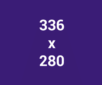 Ejemplo de anuncio de banner de 336 x 280