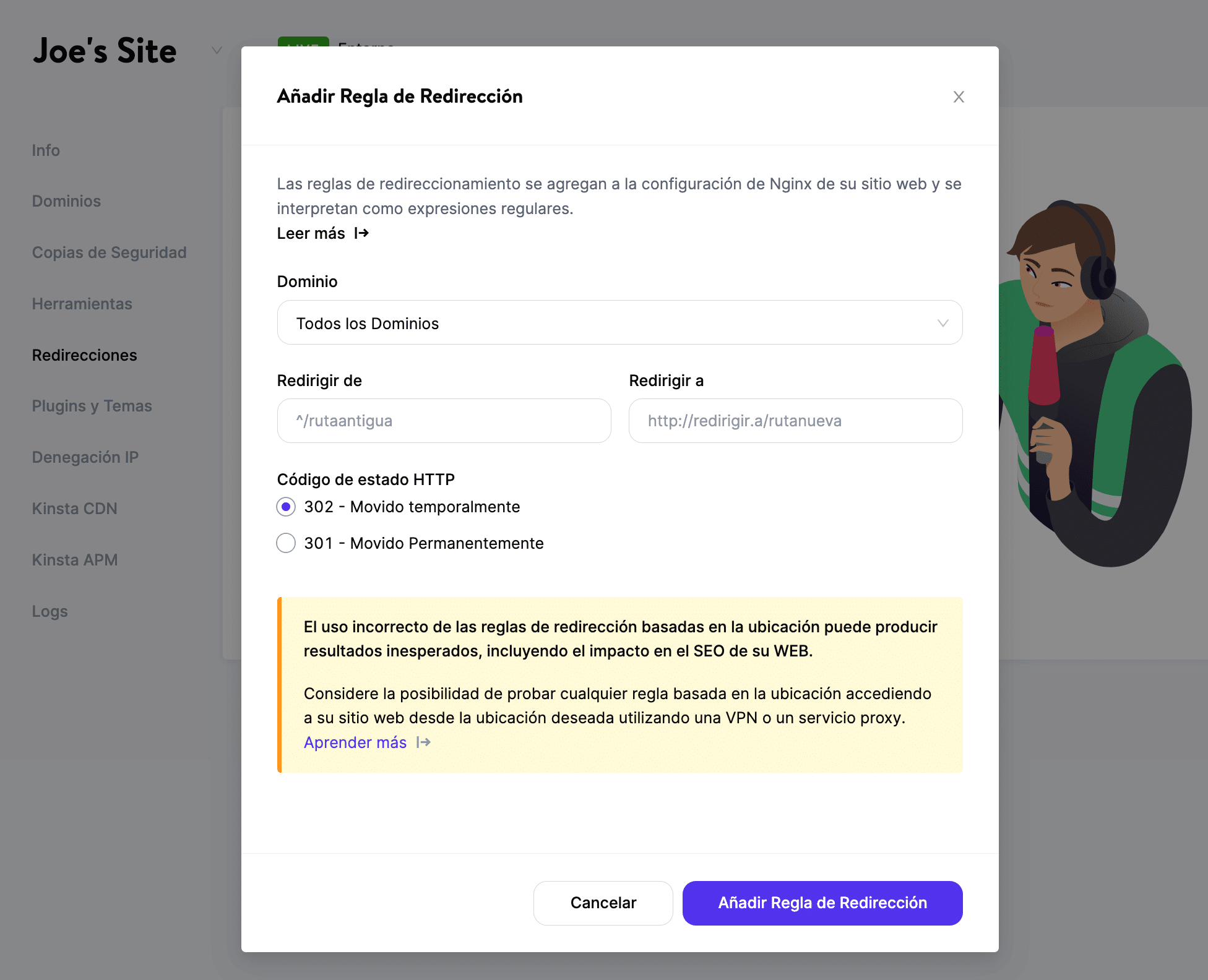 Puedes utilizar regex para personalizar tus redirecciones.