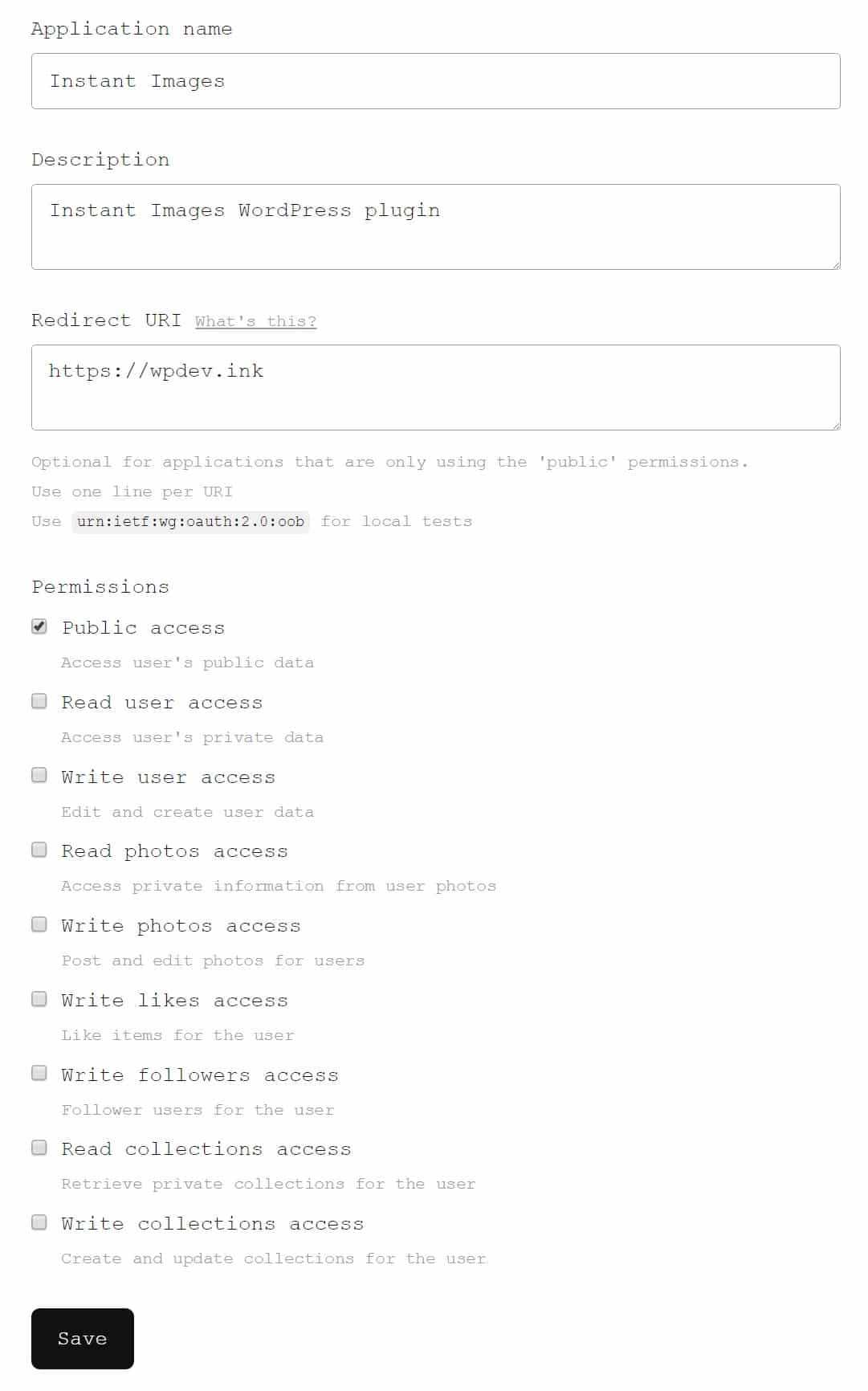 Unsplash developer application Candidature Unsplash de développeur