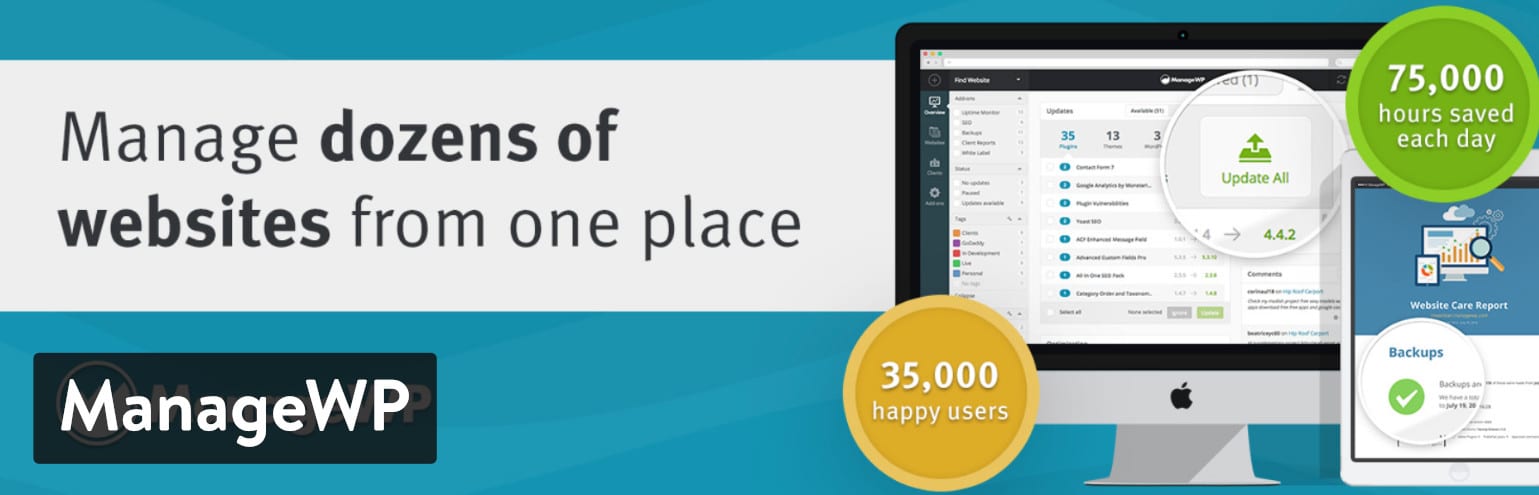 Il plugin di backup per WordPress ManageWP Il plugin di backup per WordPress ManageWP