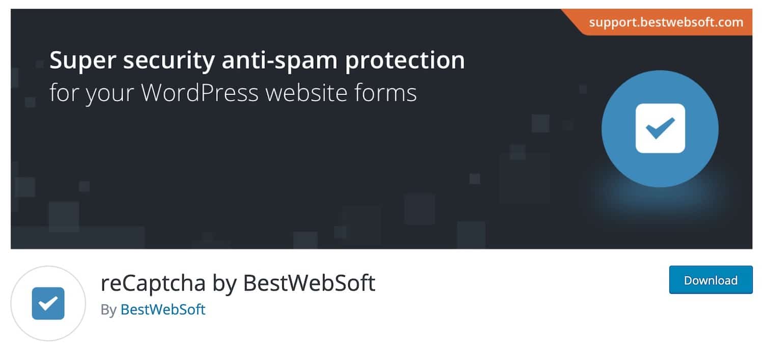 reCaptcha di BestWebSoft