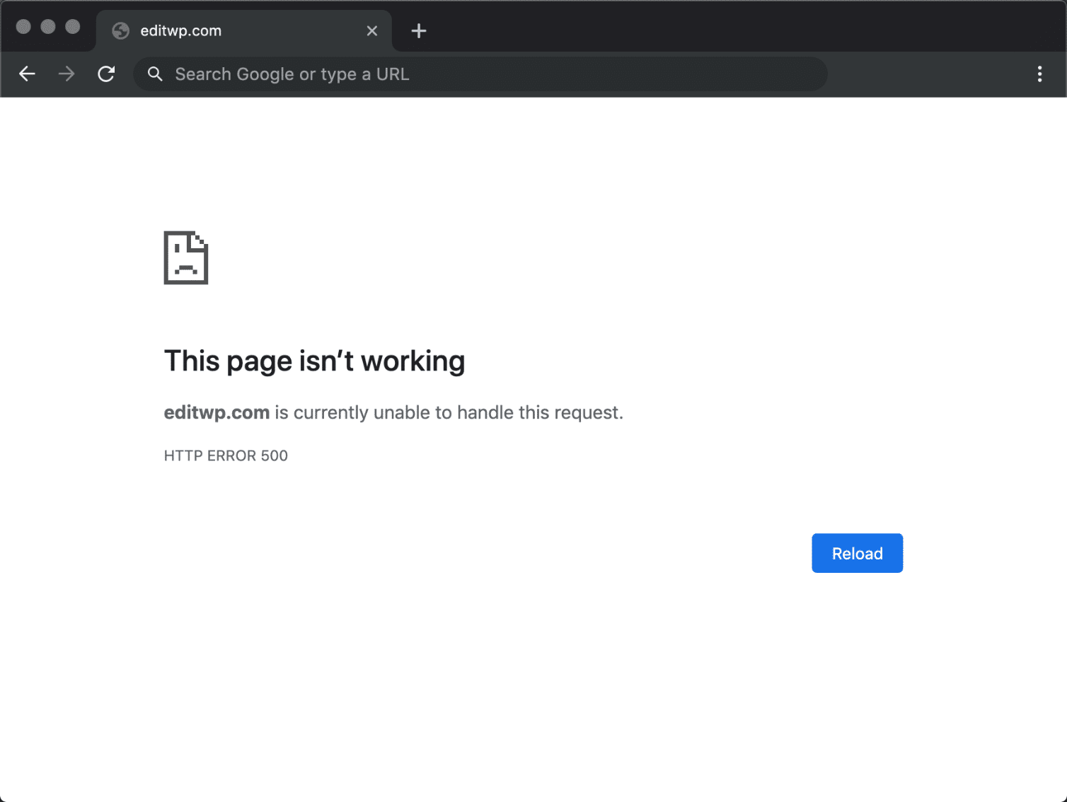 「500 Internal Server Error」エラー