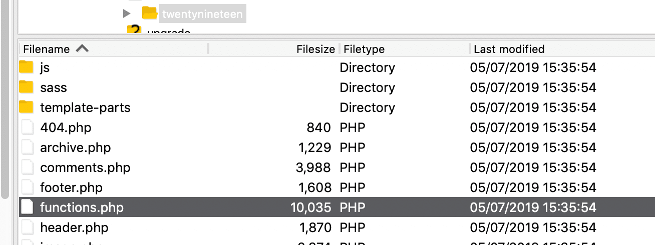 WordPressテーマのfunctions.phpファイル