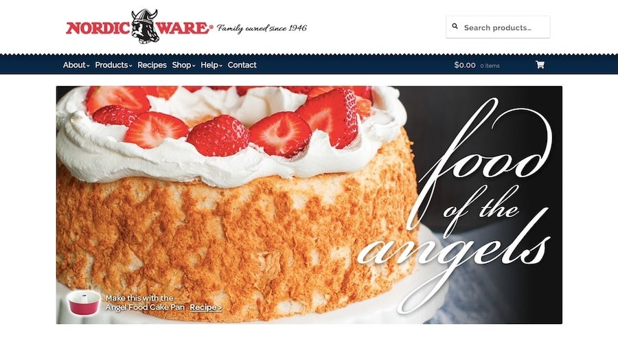 Nordic Wareのトップページ