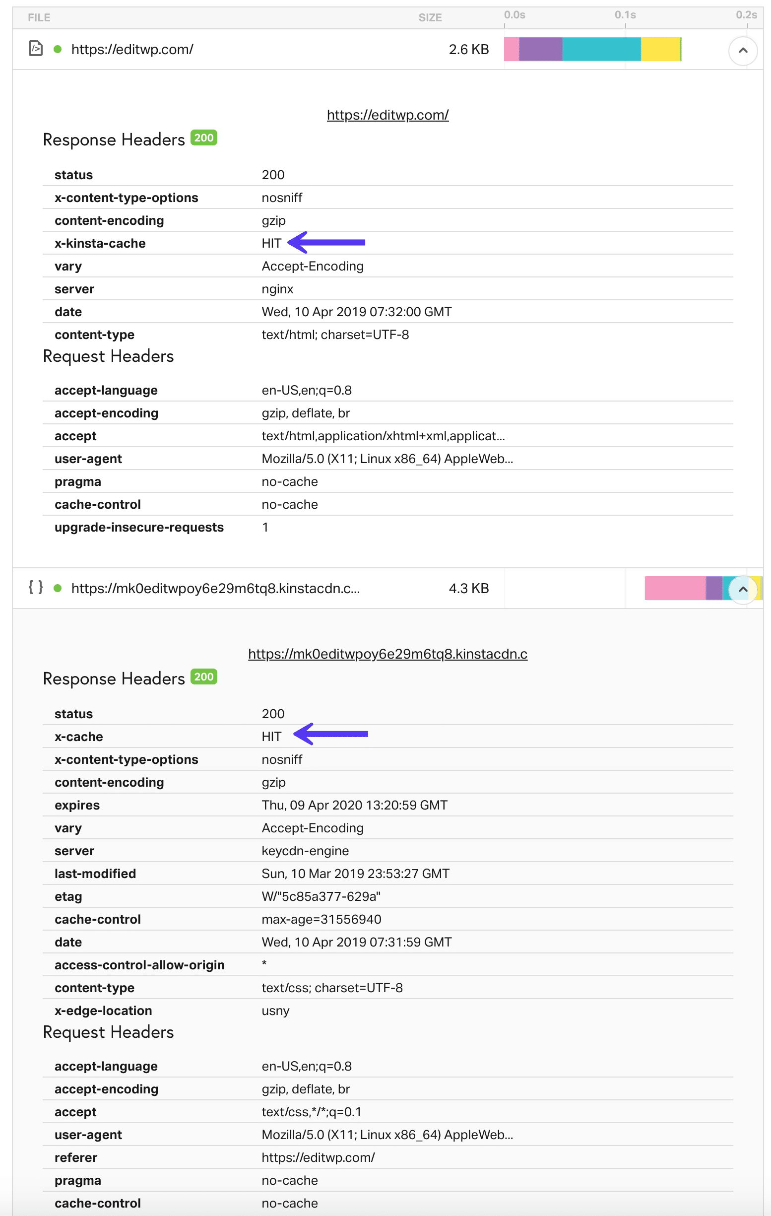 Wordpress Host en CDN Cache