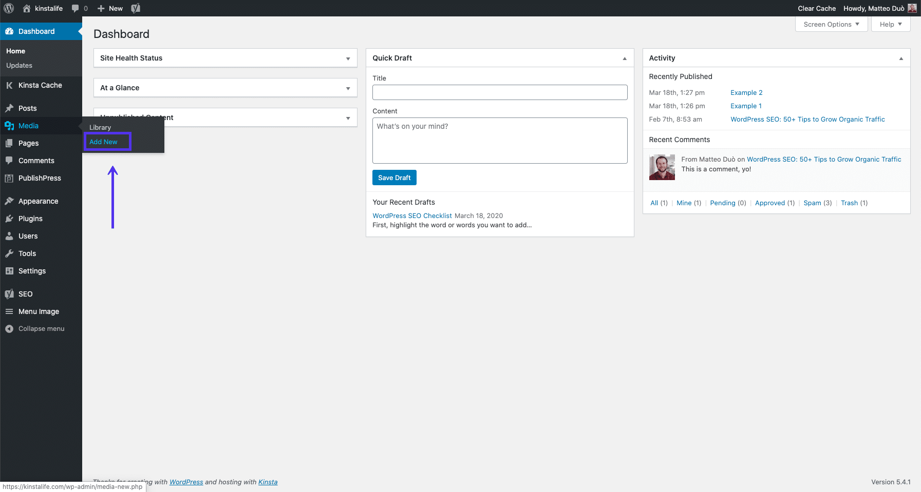 De WordPress media-uploader