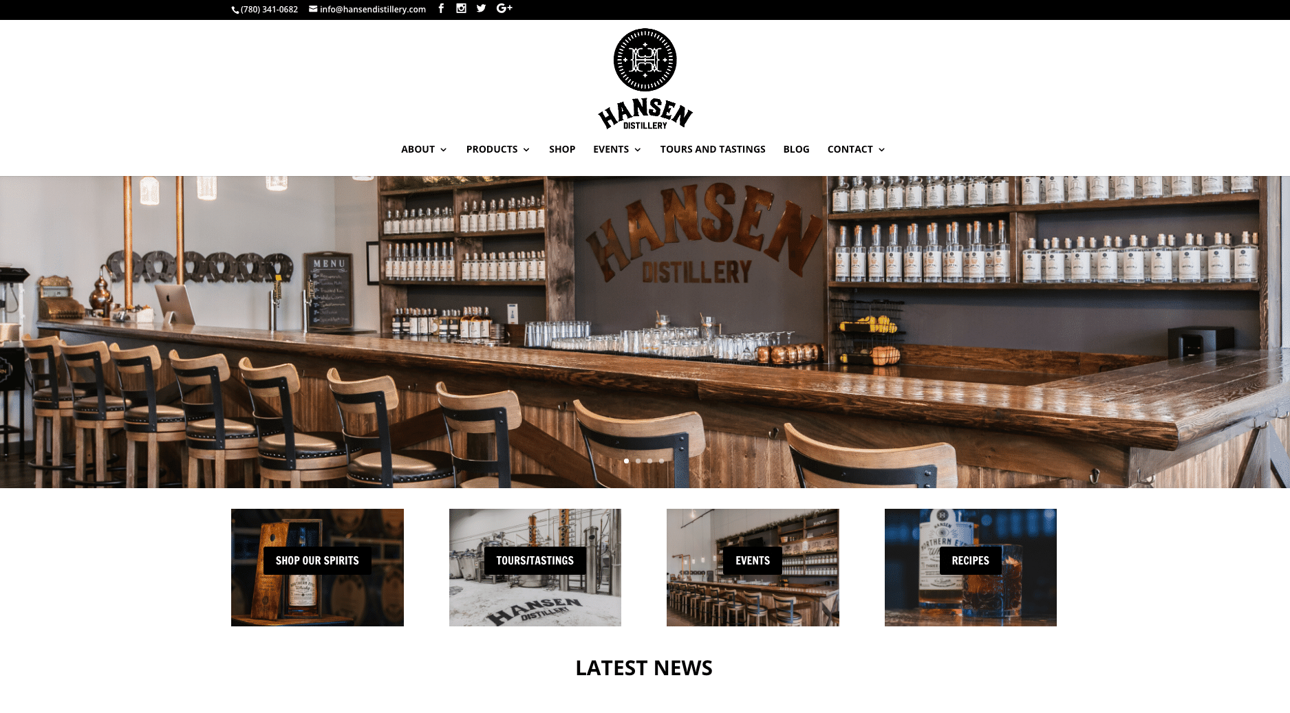 Hansen Distillery, locatie voor sterke drank en evenementen 