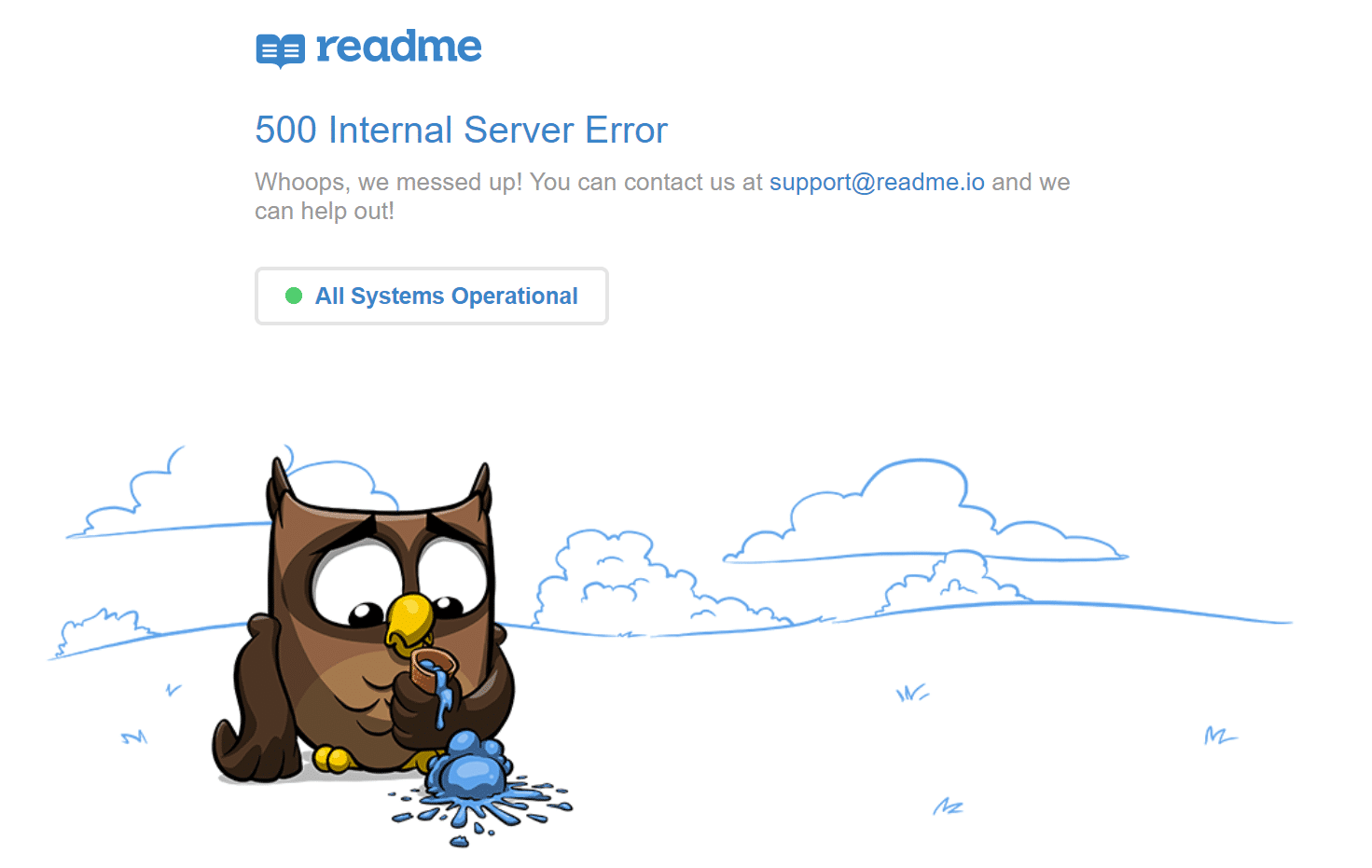 Erro Interno do Servidor 500 – readme