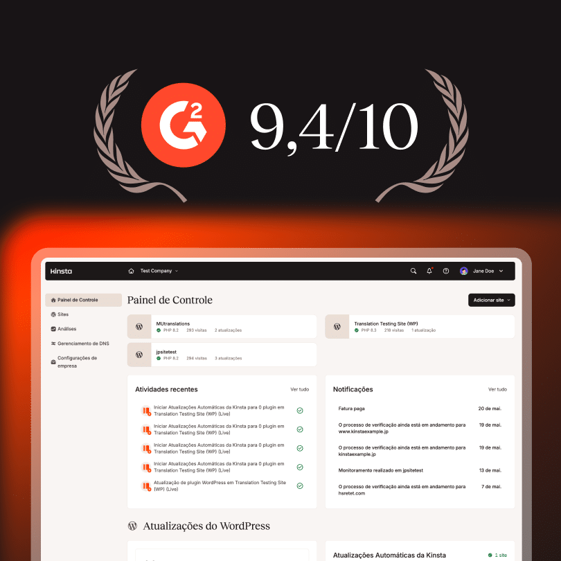 G2 icon showing MyKinsta rating