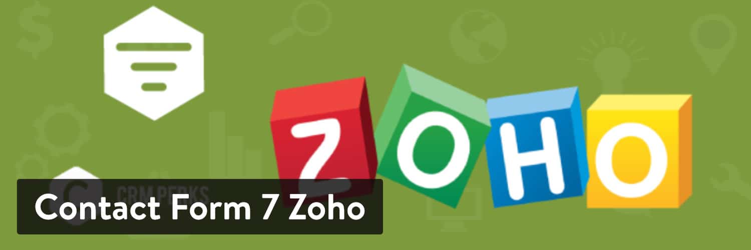 Contact Form 7 Zoho WordPress plugin.