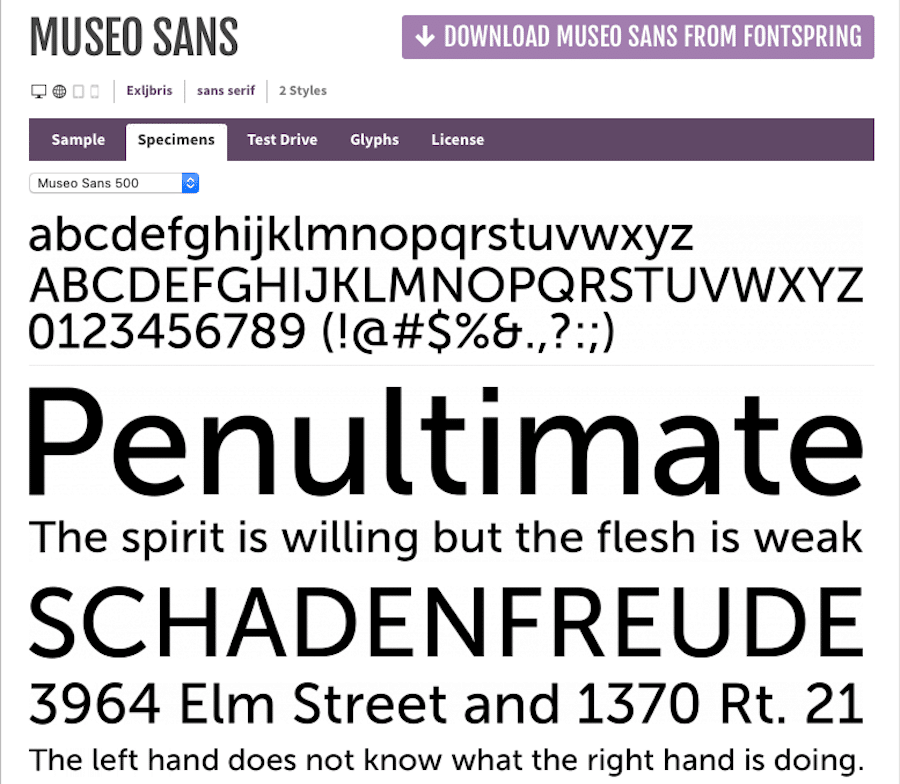 museo sans