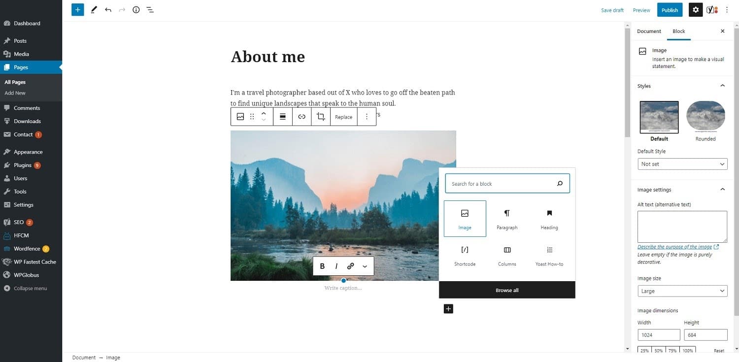 WP Editor für die 