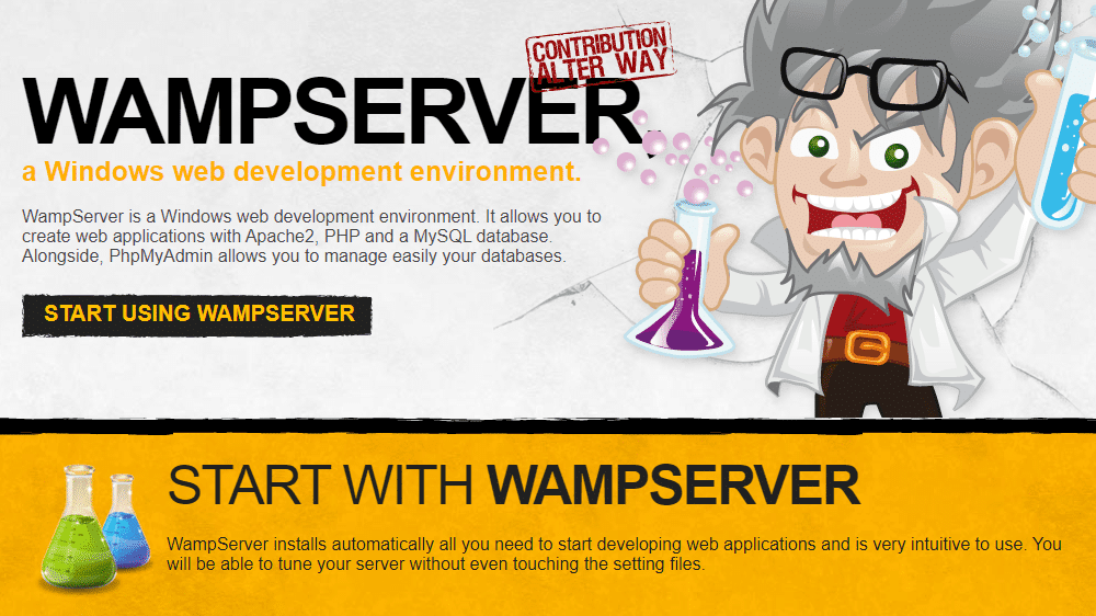 WAMPserver's homepage