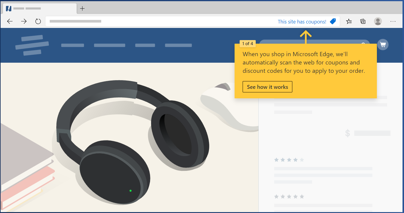 Microsoft Edge Coupon-Finder.