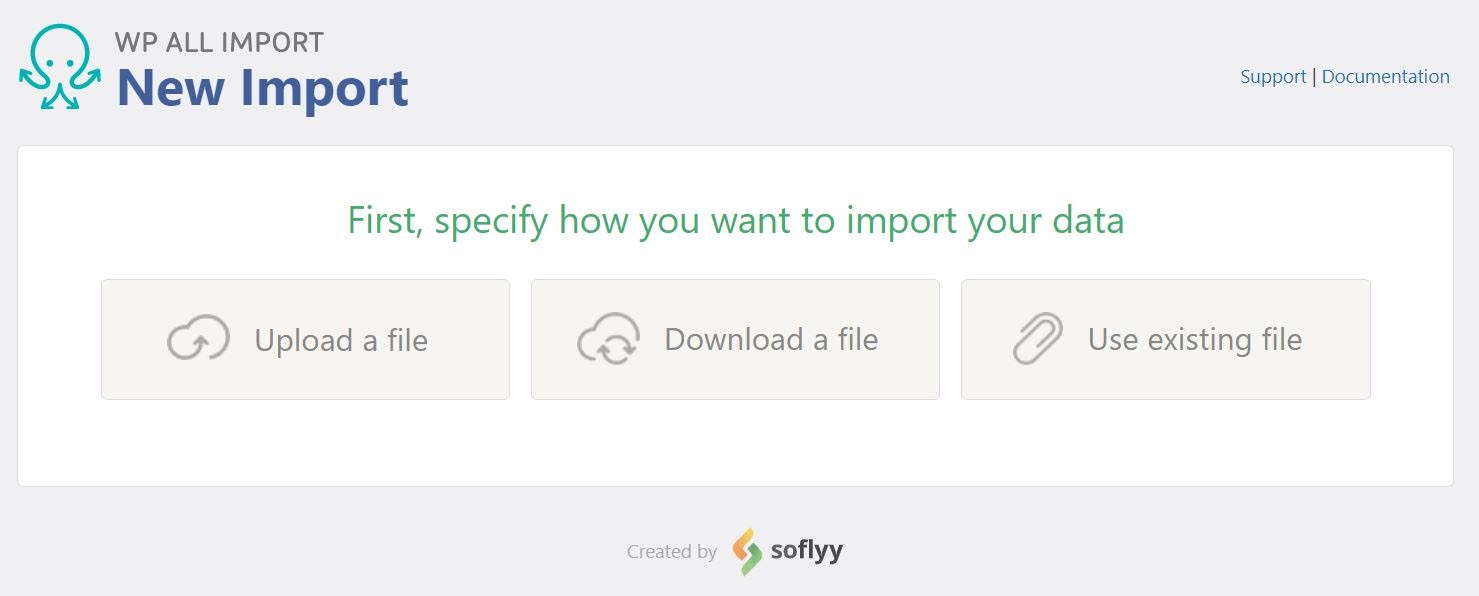 Install and activate WP All Import