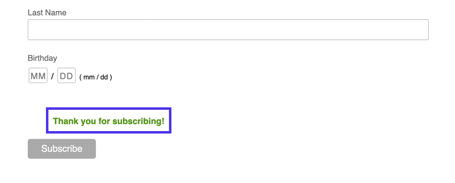Das Formular funktioniert, wenn du die 