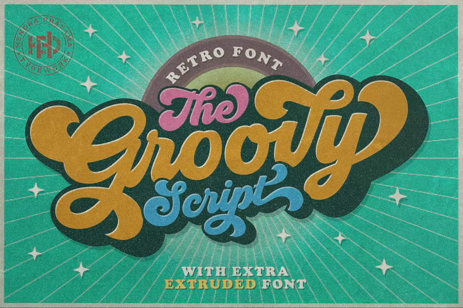 Font Groovy.
