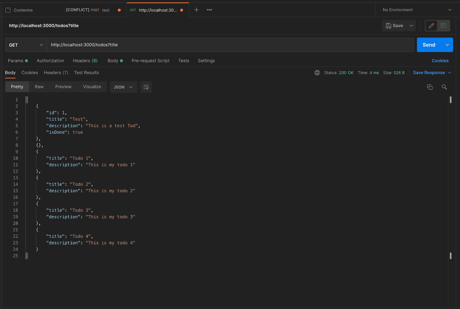 Nest.js to do list