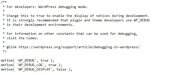Adding code to wp-config.php
