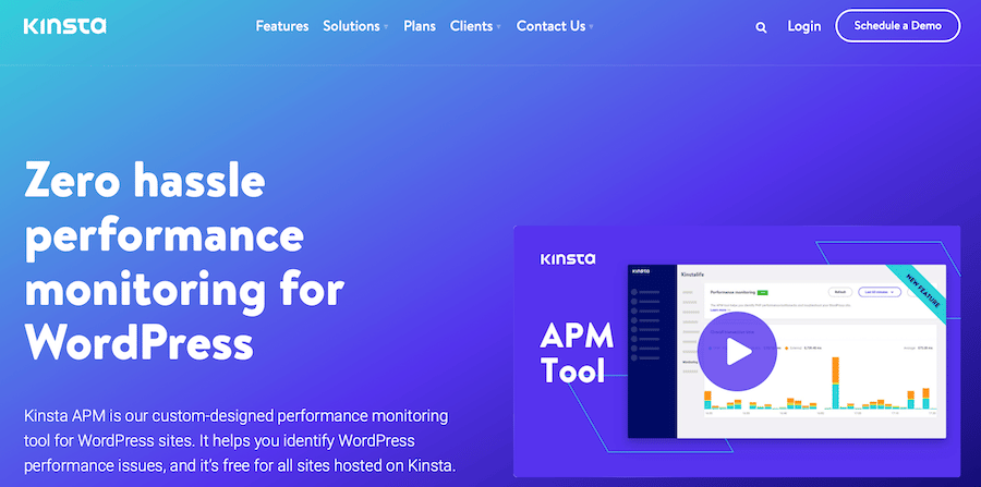 Consigue una monitorización del rendimiento de alta calidad para WordPress con la herramienta Kinsta APM.