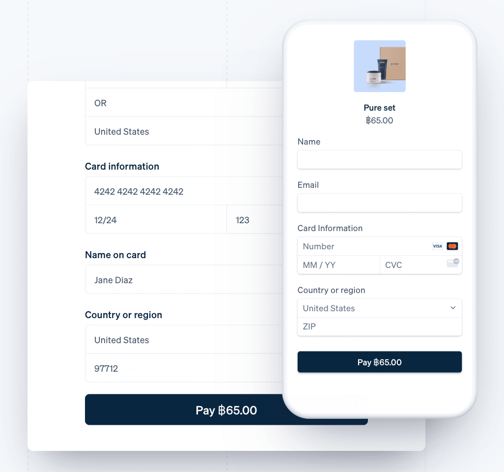 Stripe beschikt over responsieve afrekenpagina's
