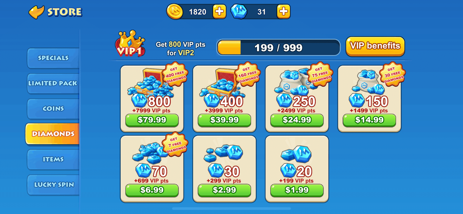 Les achats in-app constituent une source de revenus populaire pour les jeux mobiles.