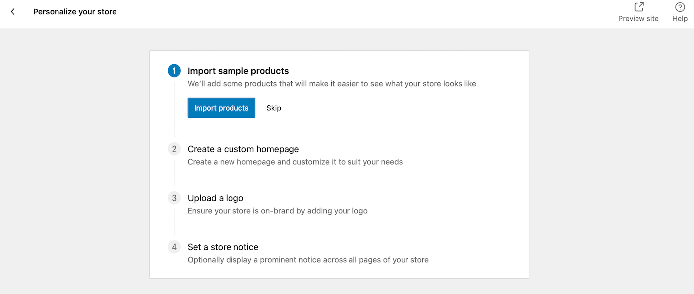 Personalize your WooCommerce store
