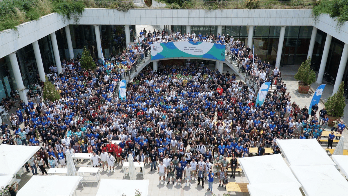 Die WordPress-Community vom WordCamp Europe 2023