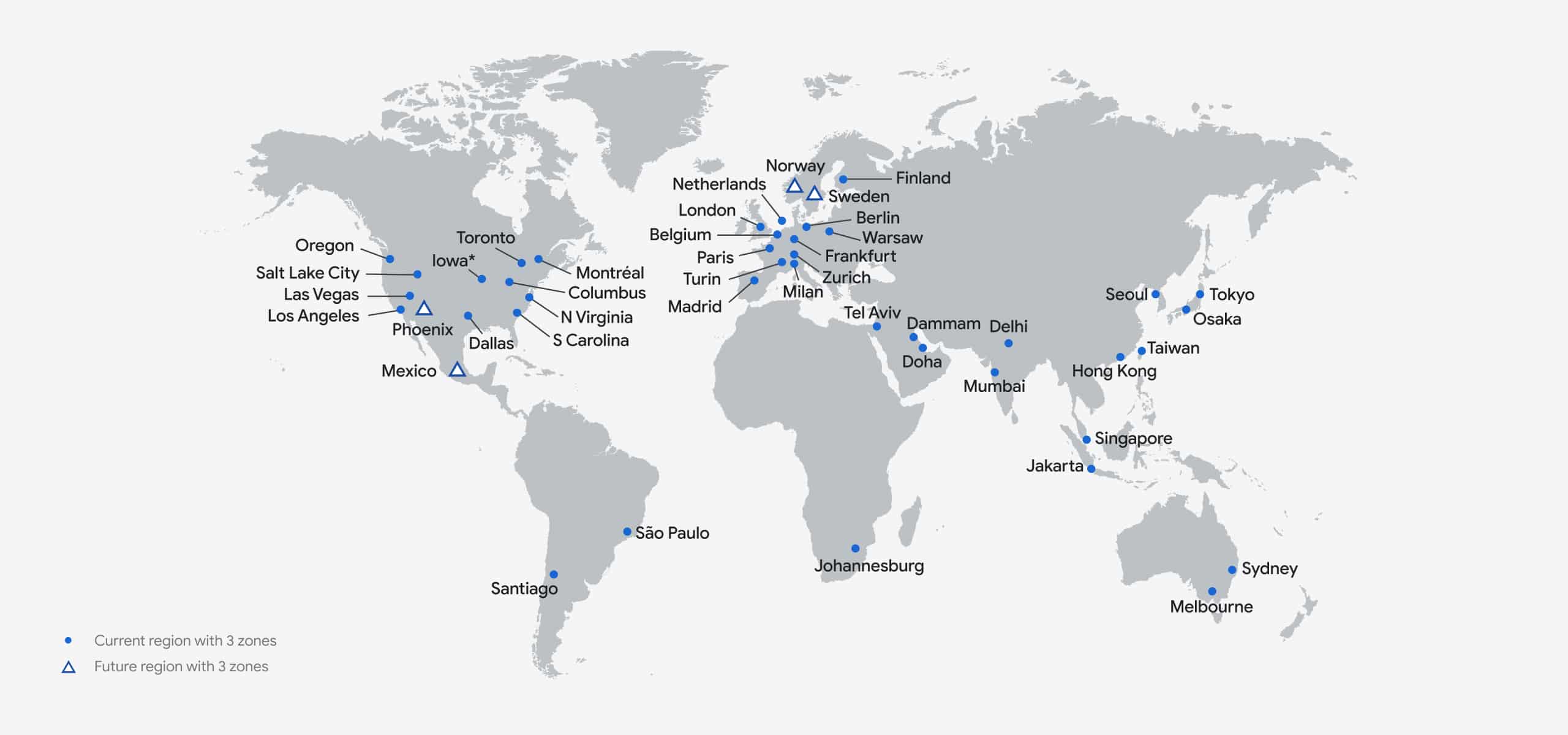 Regioni di Google Cloud