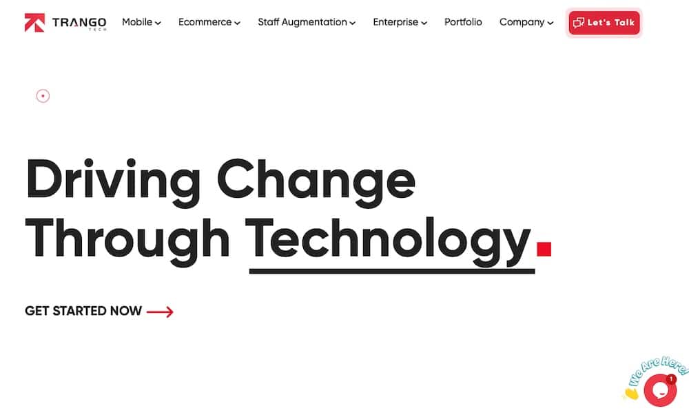Trango Tech a amélioré la vitesse de son site avec Kinsta.