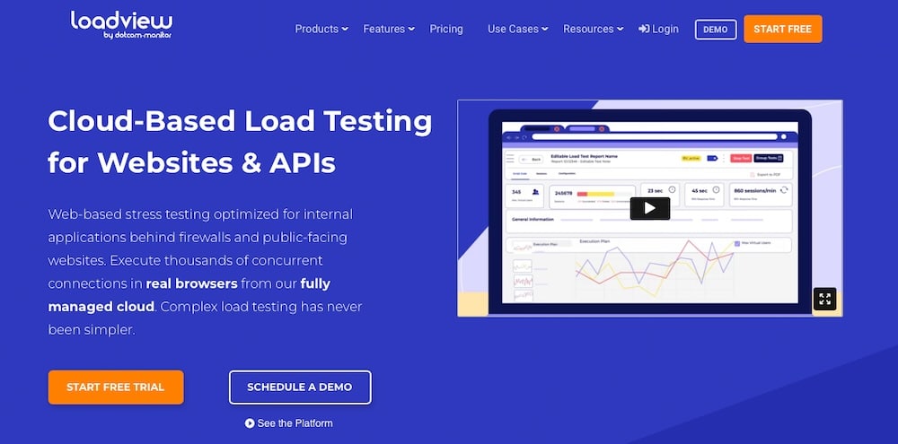 LoadView é uma ferramenta de teste de carga.