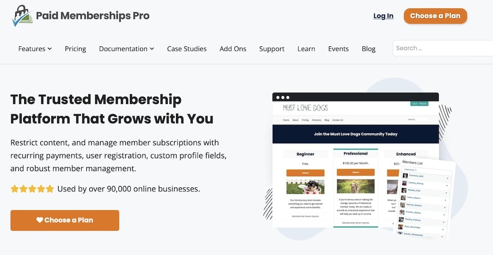 Paid Memberships Pro