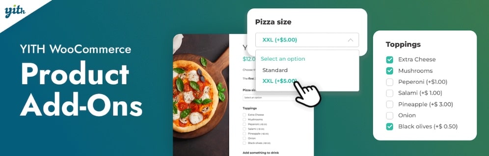 YITH WooCommerce Product Add-Ons plugin.