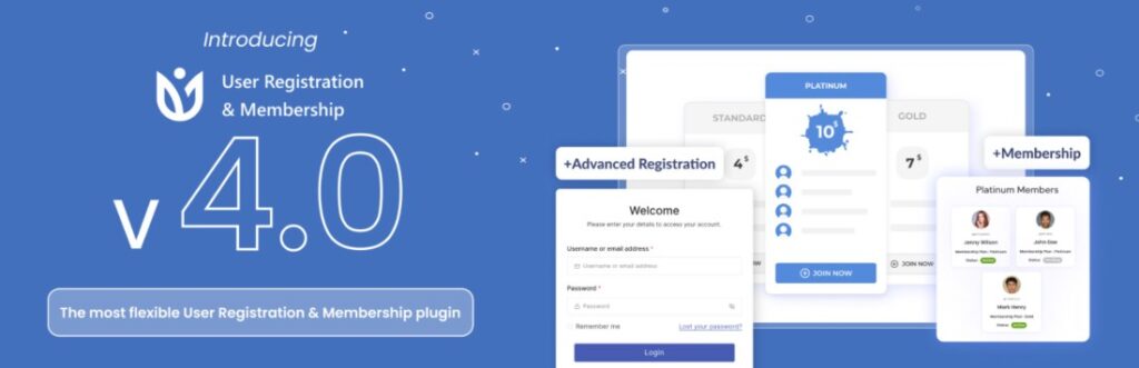 The User Registration & Membership plugin listing image
