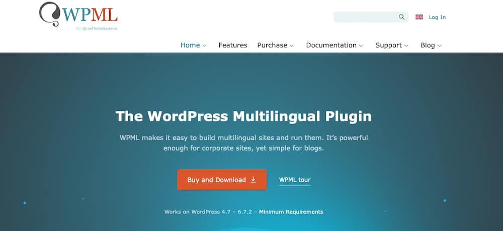 Una schermata del sito WPML.