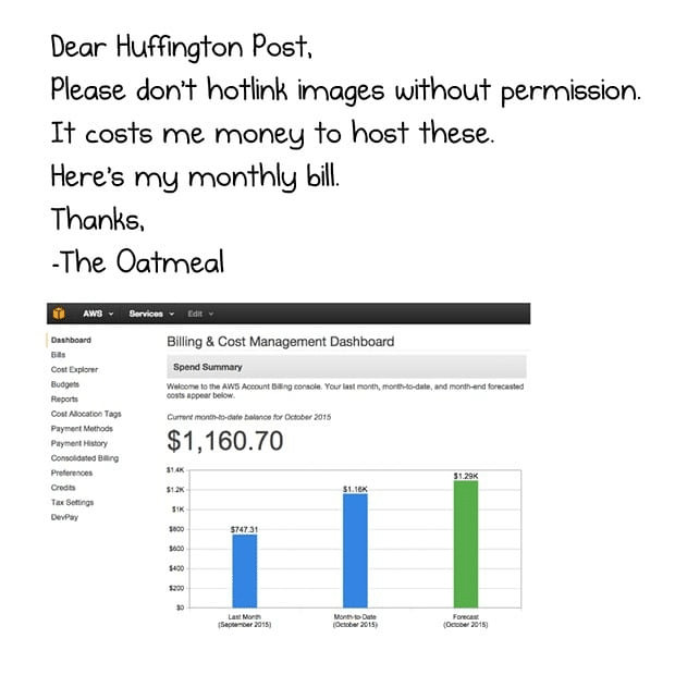 Hotlinking bill