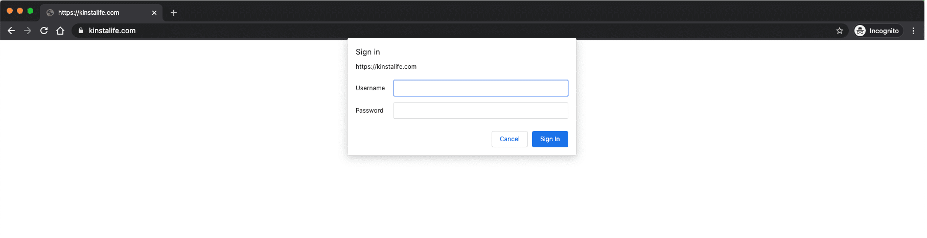 HTTP authentication