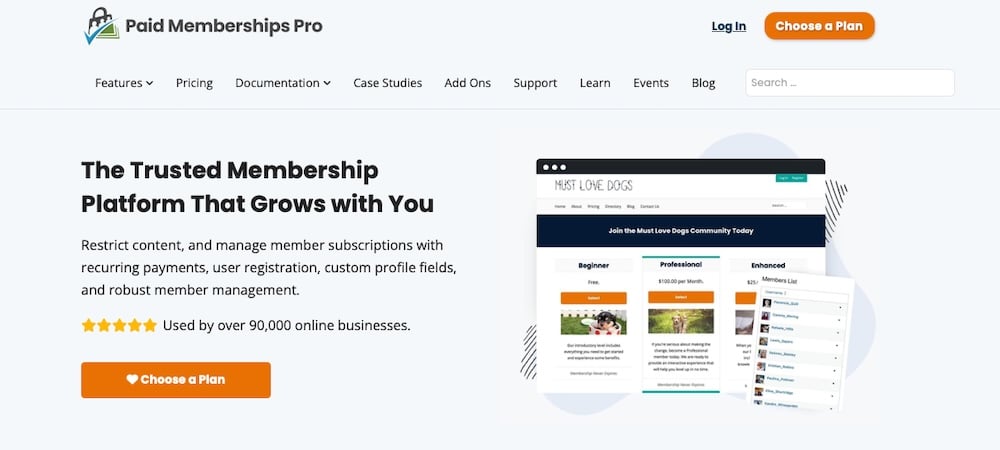 Paid Memberships Proは無料版もあり