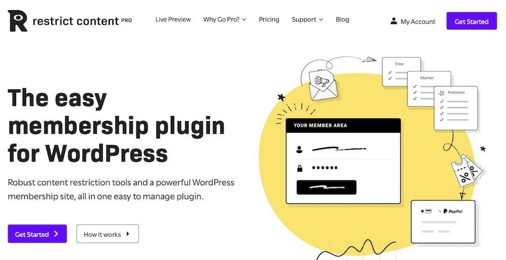 Restrict Content Proは会員制コンテンツの作成に有用